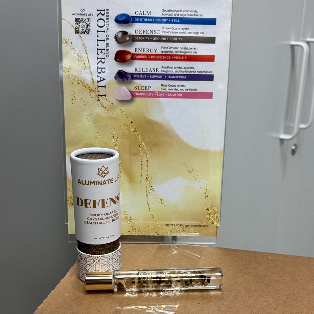 Defense Rollerball with Smoky Quartz